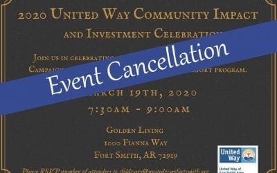 The United Way of Fort Smith Area Adjusts Schedule Of Events