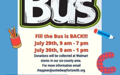Fill the Bus July 29th and 30th