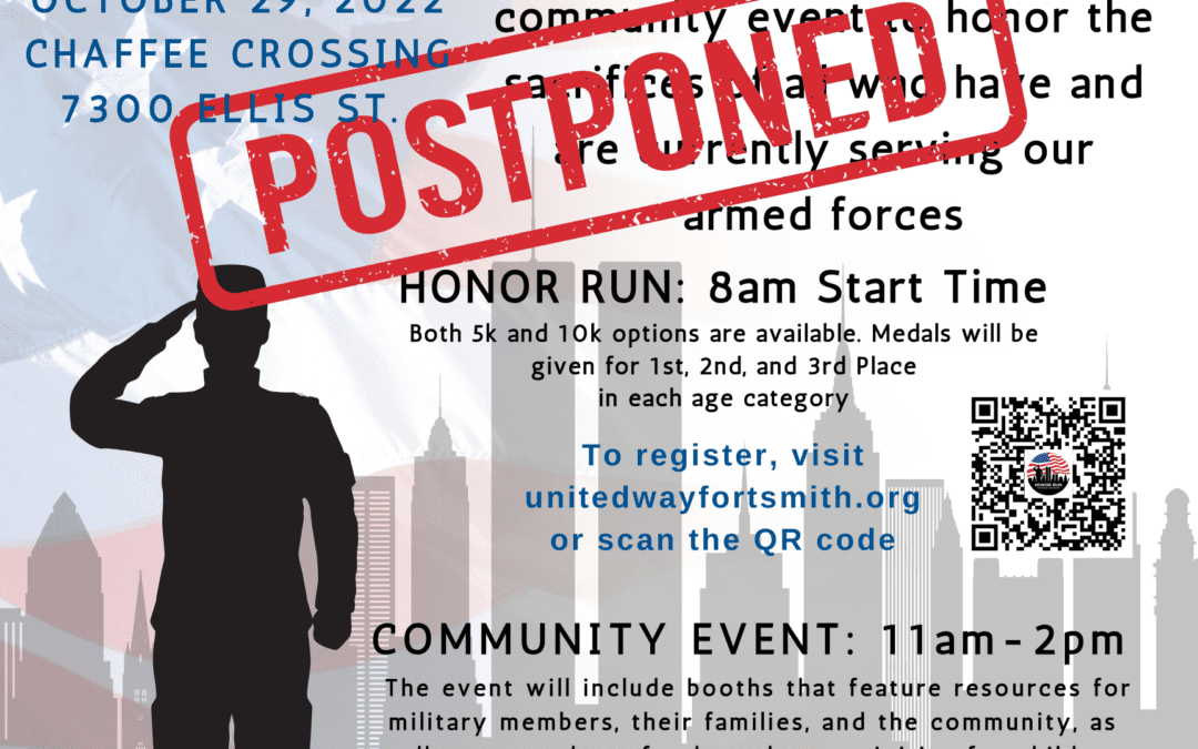 2022 Honor Run and Community Event Postponed