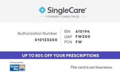 SingleCare Prescription Discount Card