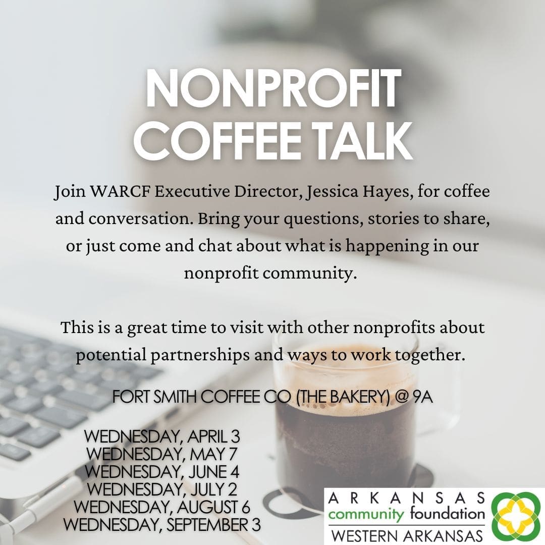 Nonprofit Coffee Talk - Arkansas Community Foundation Western Arkansas