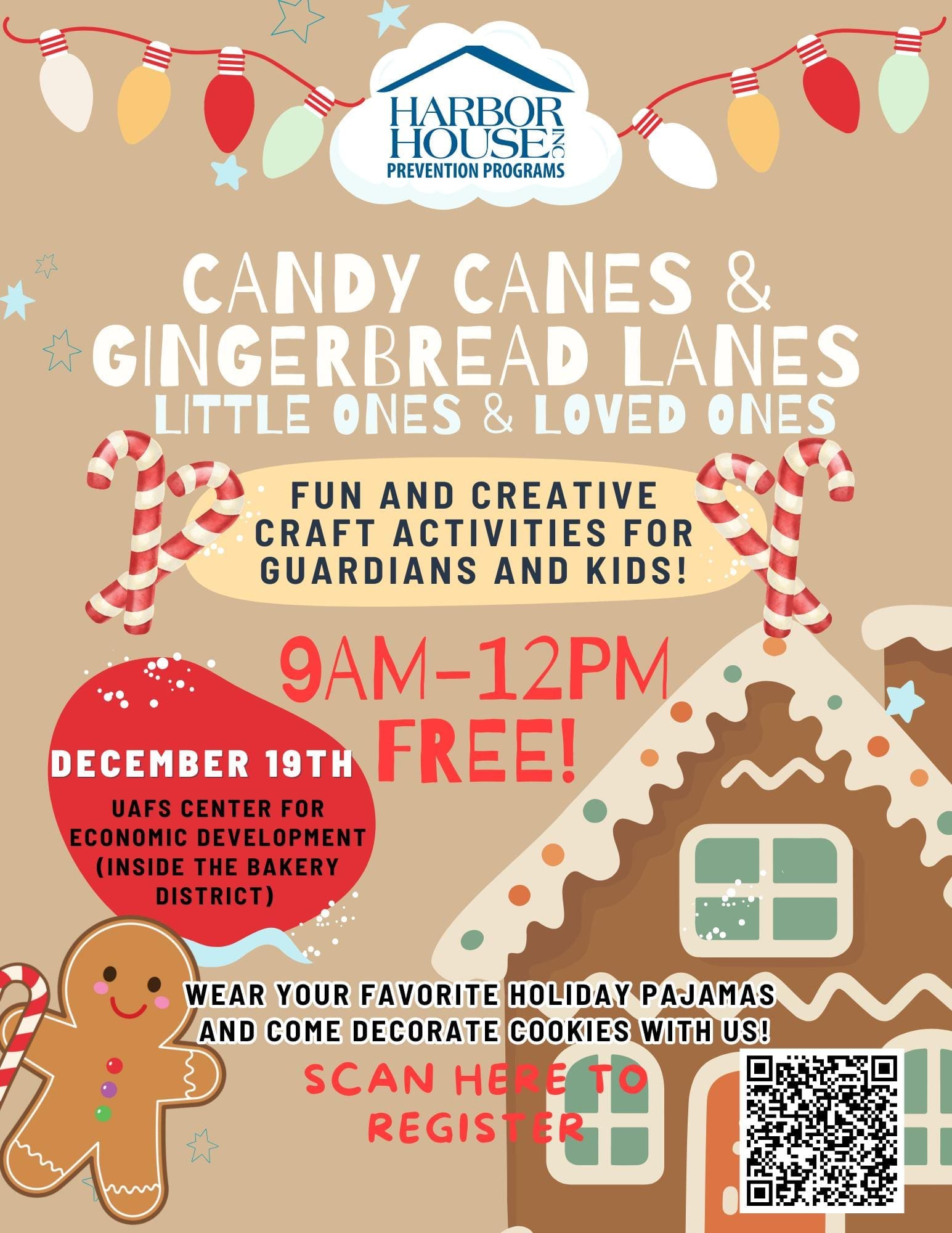 Candy Canes & Gingerbread Lanes - Harbor House Prevention Programs