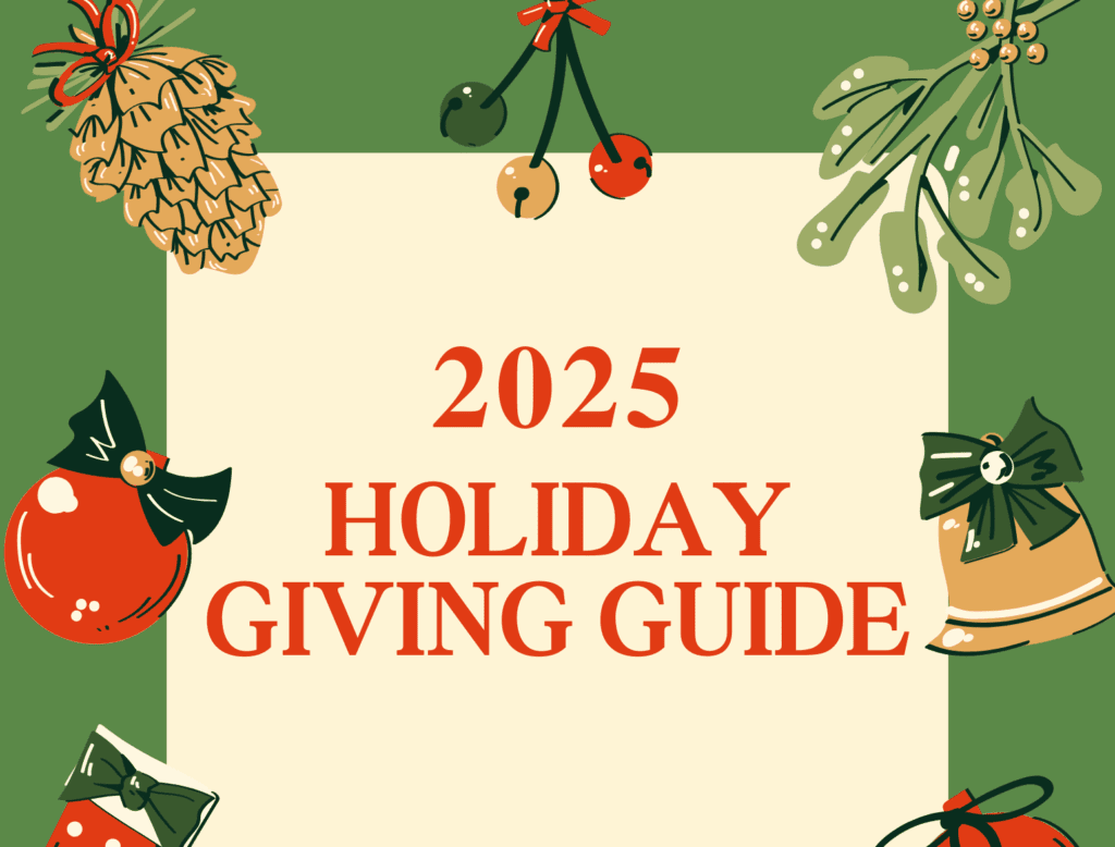 2025 Holiday Giving Guide Front Cover Cropped