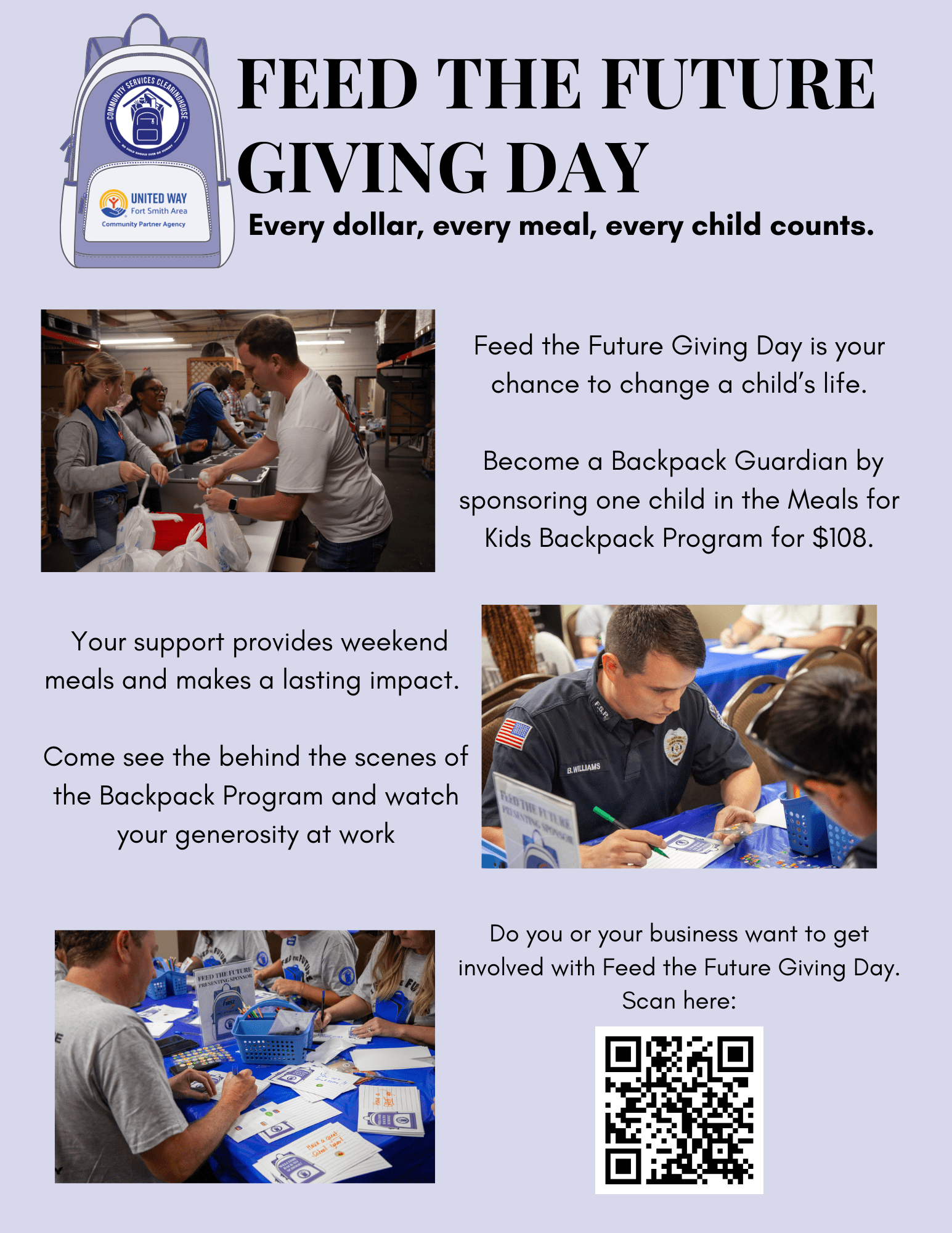 Feed the Future Giving Day - Community Services Clearinghouse
