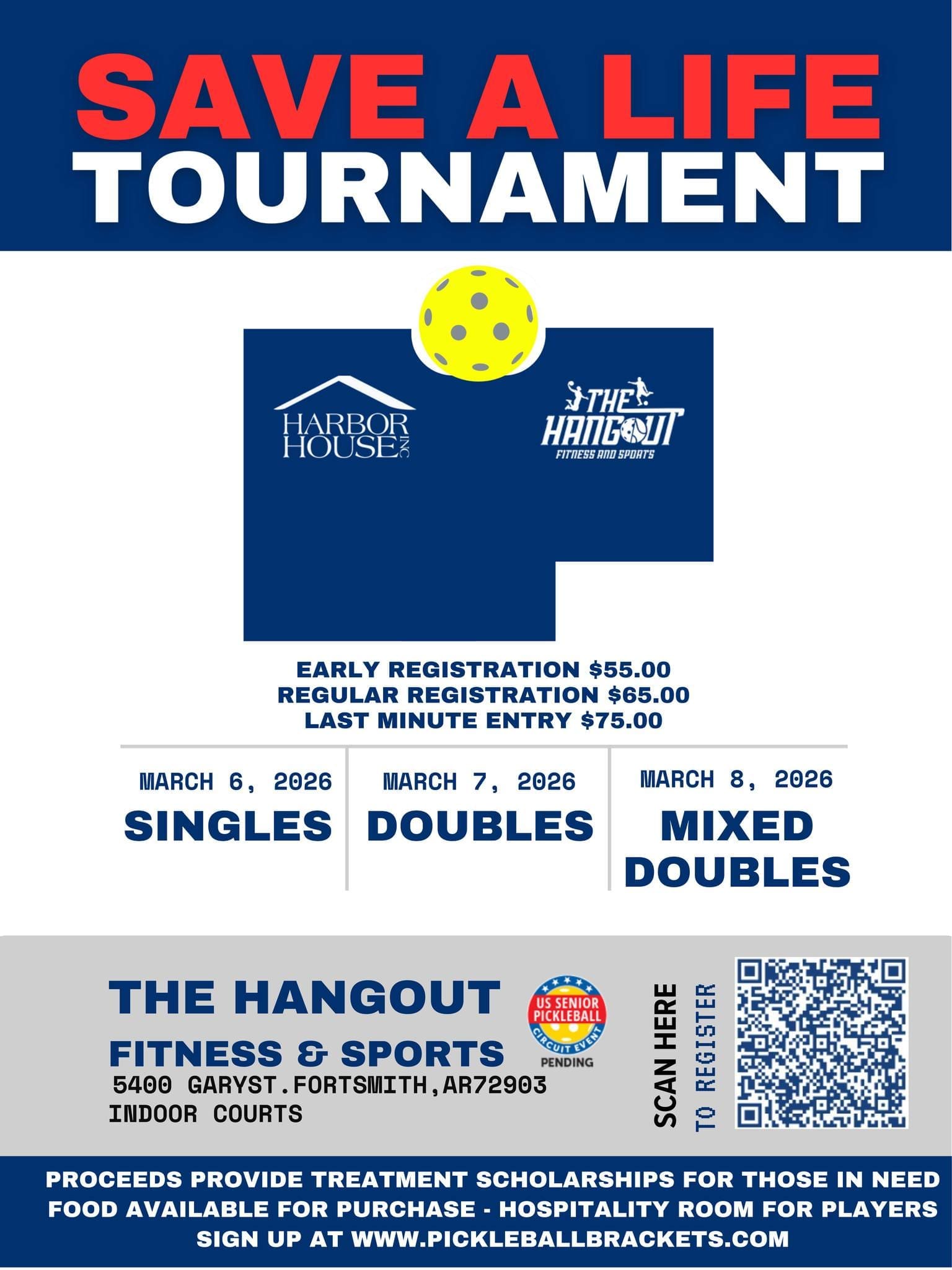 Harbor House Save A Life Pickleball Tournament