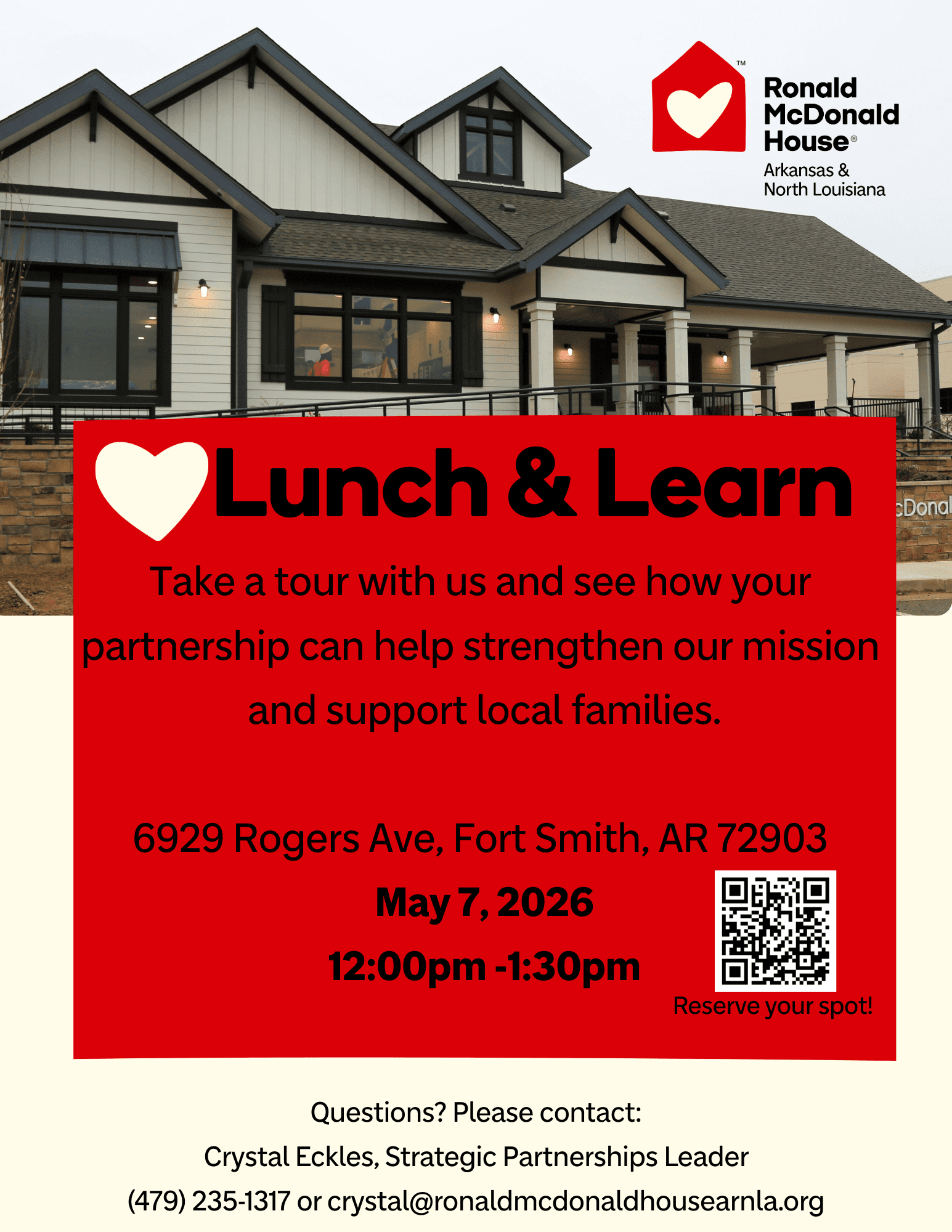 Ronald McDonald House May Lunch & Learn