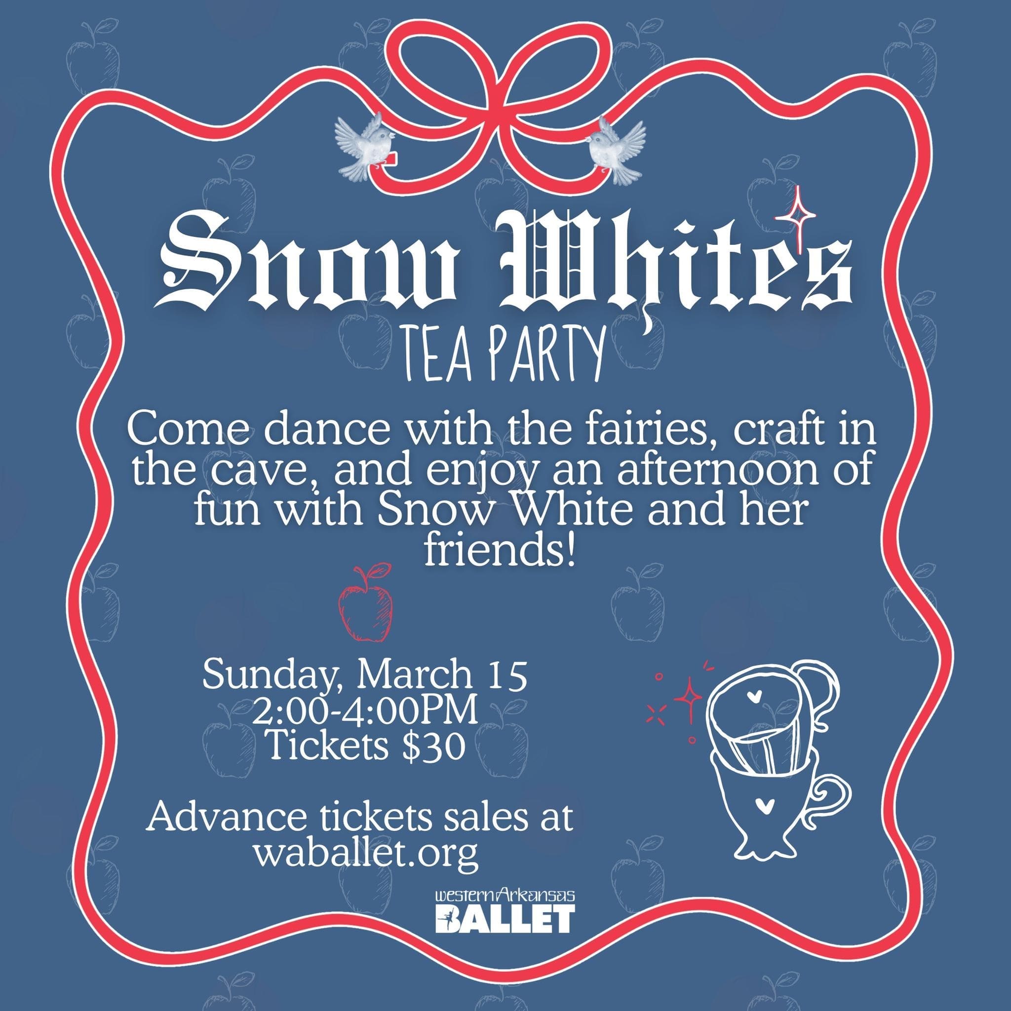 Western Arkansas Ballet Snow White Tea Party