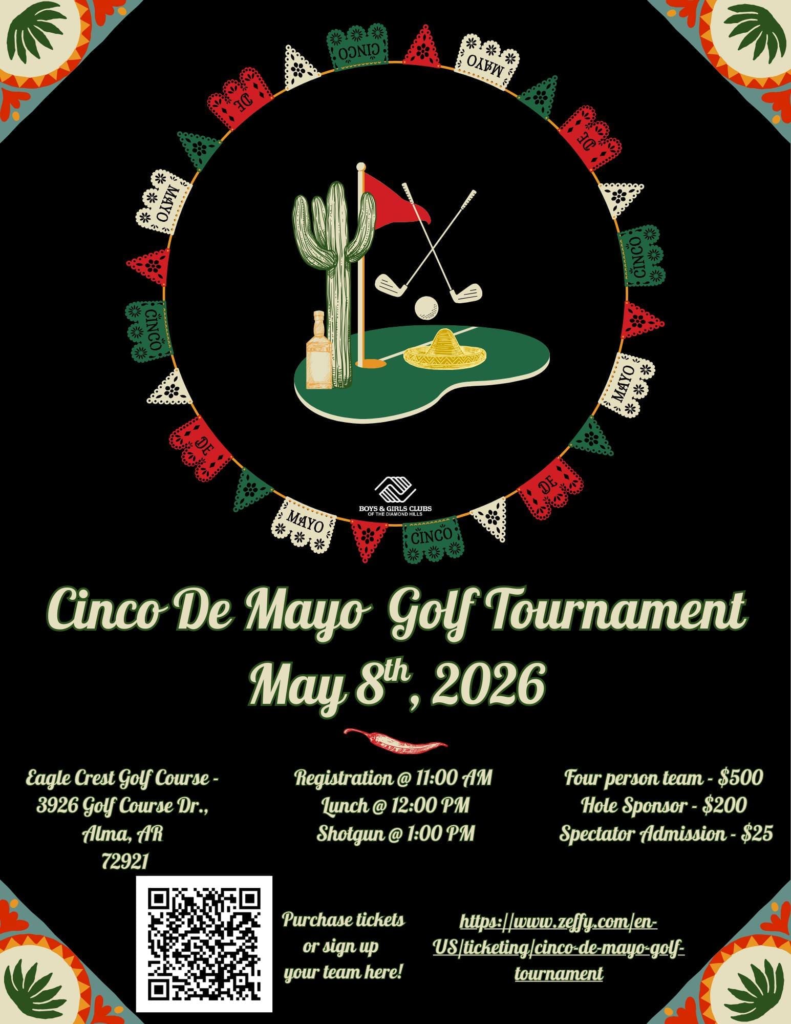 Cinco de Mayo Golf Tournament  - Boys & Girls Club of the Diamond Hills