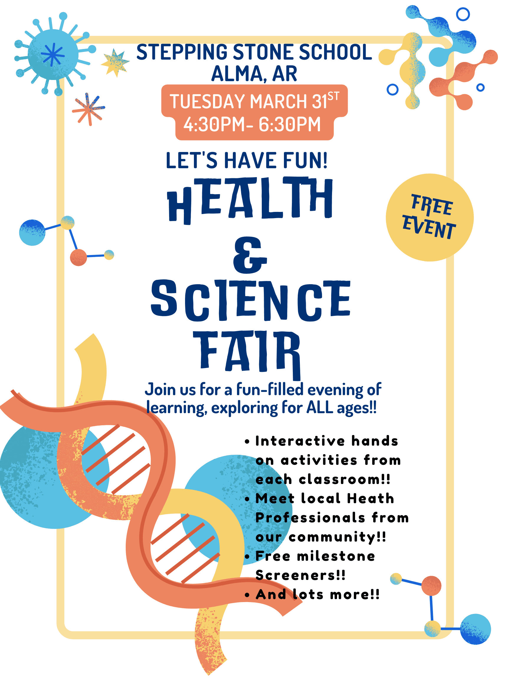 Stepping Stone School - Health & Science Fair