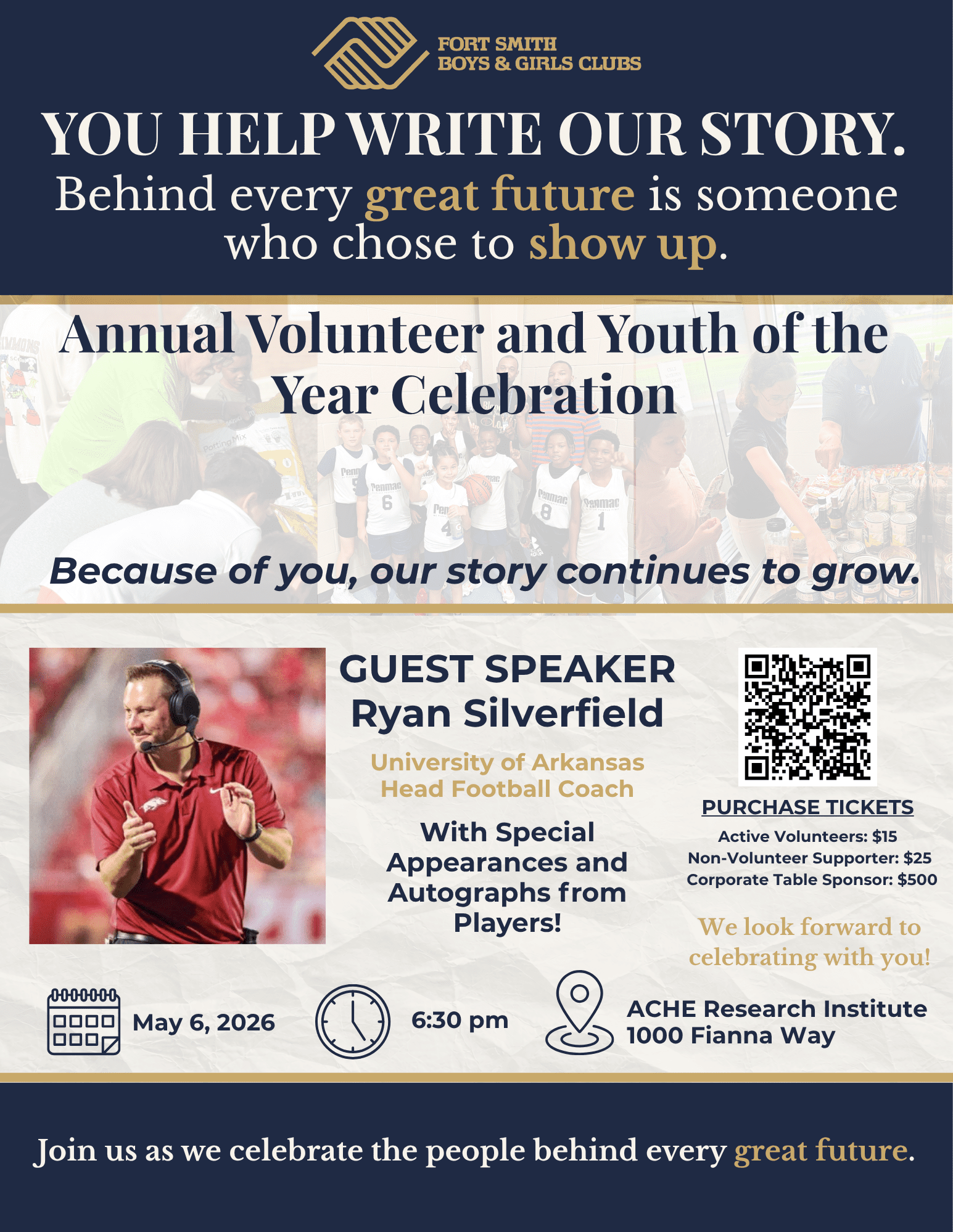 Annual Youth of the Year/Volunteer Celebration - Fort Smith Boys & Club