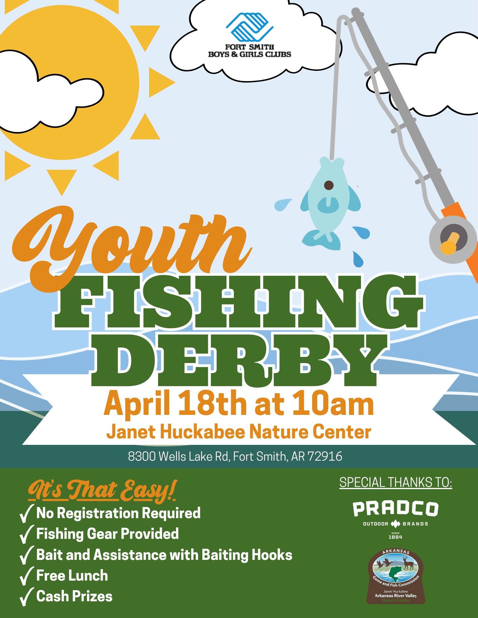 Youth Fishing Derby - Fort Smith Boys & Girls Club
